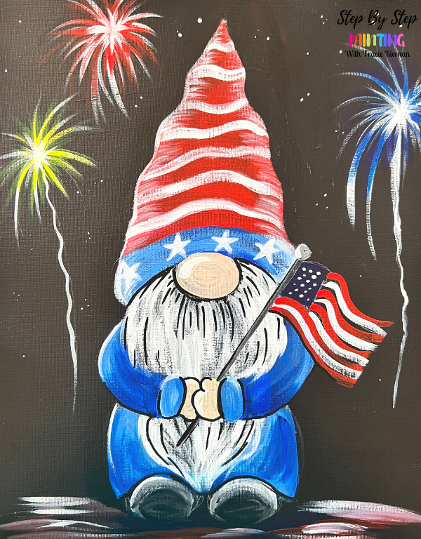 Patriotic Gnome Painting Tutorial Download