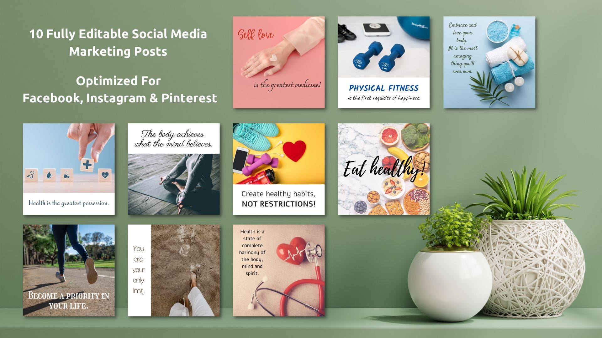 Health & Wellness Planner with PLR