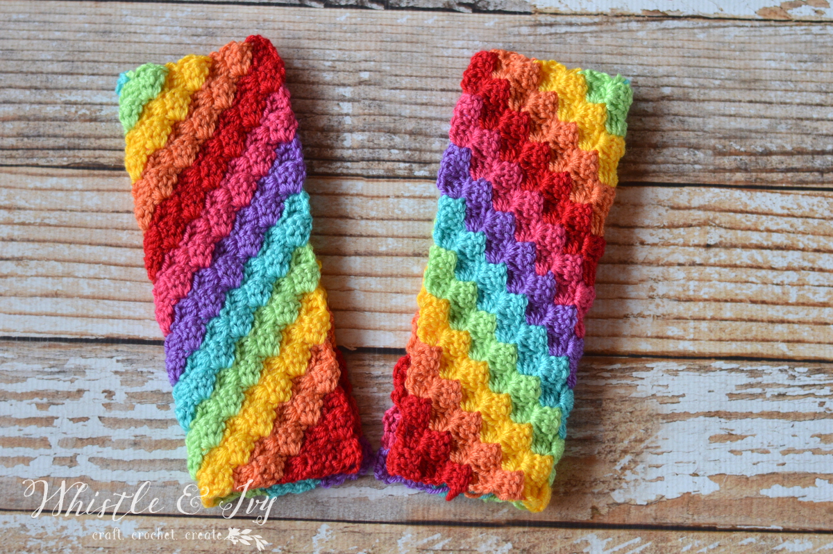 C2C Rainbow Arm Warmers