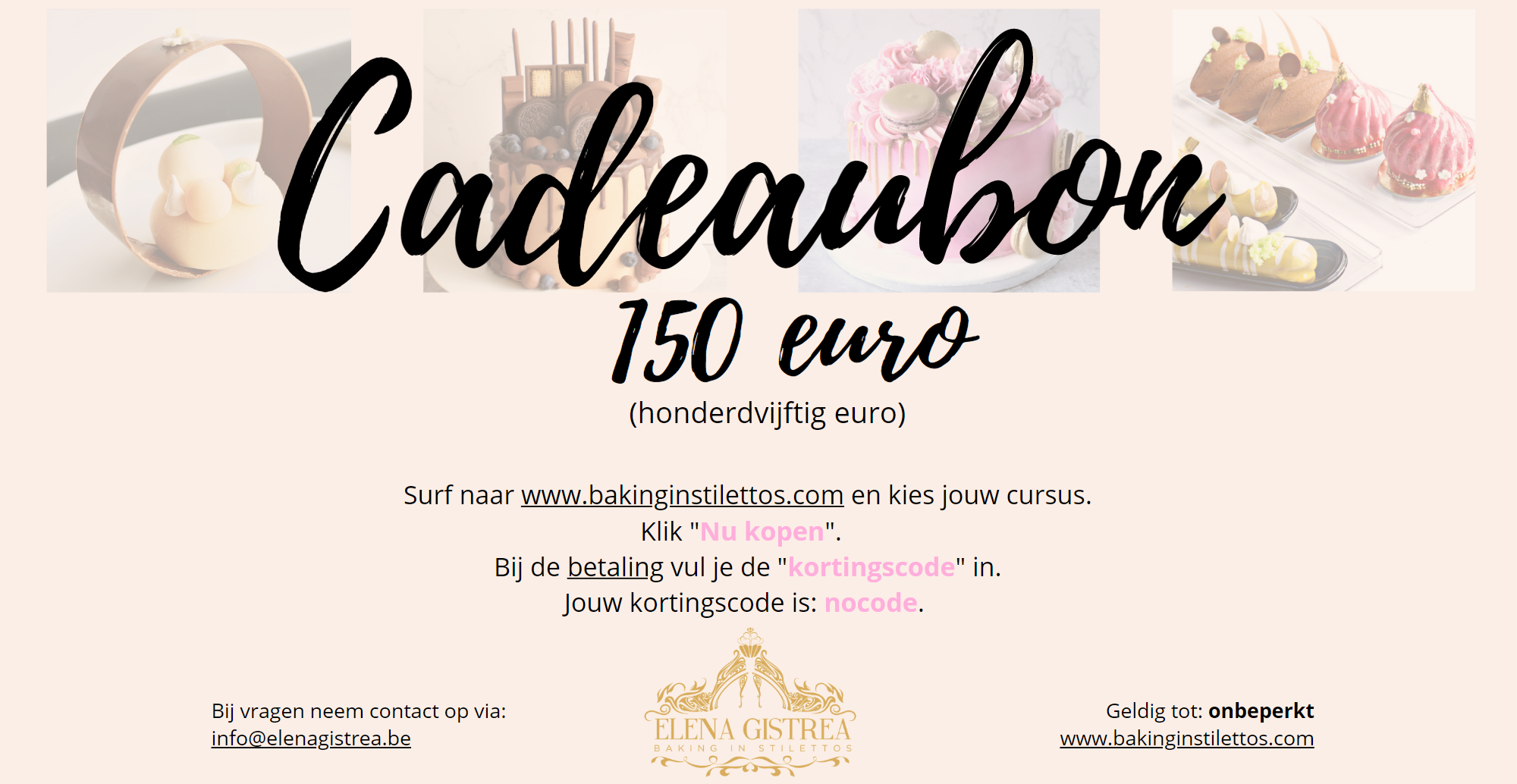 Tantilly's shoptegoed 250 euro voor 189 euro- Kadobon! Geldig voor 5 dames!