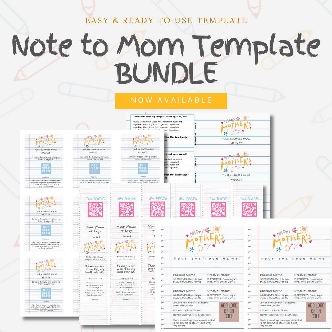 Editable Packaging Label Templates