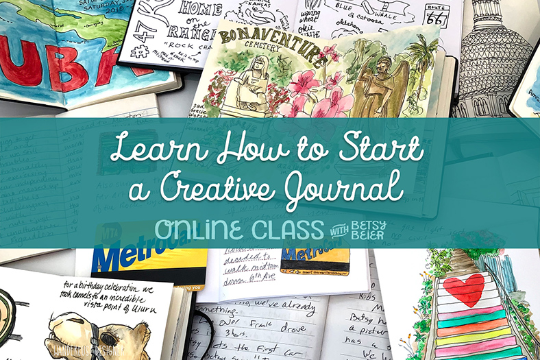 Online Art Class Learn How to Start a Creative Journal